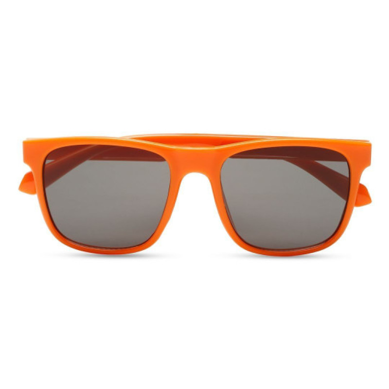 Unisex Kids Black Lens & Orange Square Sunglasses 